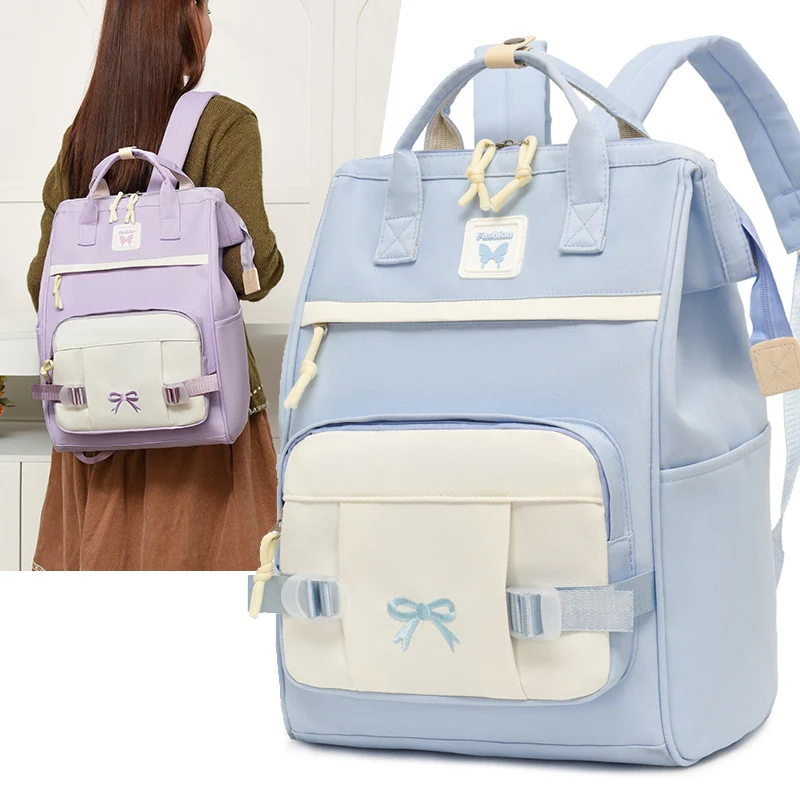 Stylischer Mehrfach-Taschen-Rucksack Karnz
