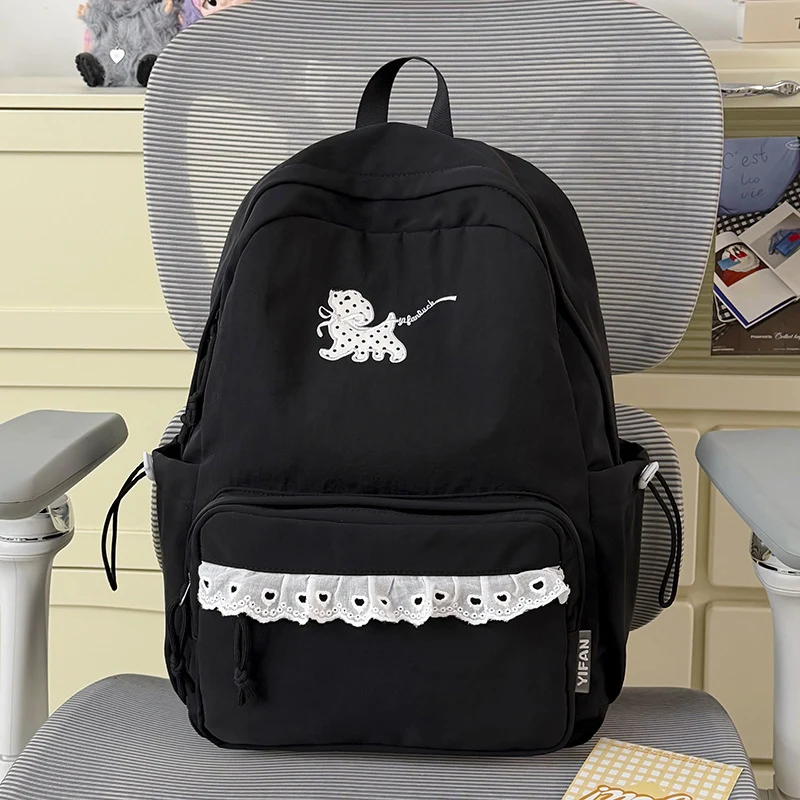 Stylische Bestickte Tier-Themen Rucksack Karnz
