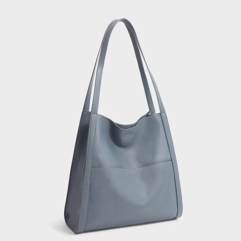 Gepufftes Leder Bequeme Schultertasche