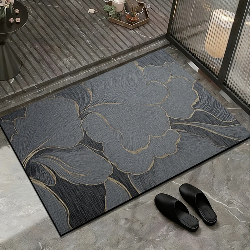 Elegante Blumen Design Eingangsmatte
