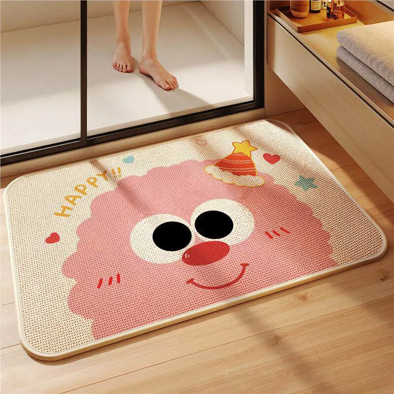 Niedlicher tierisches Non-Slip-Badevorleger für das Badezimmer