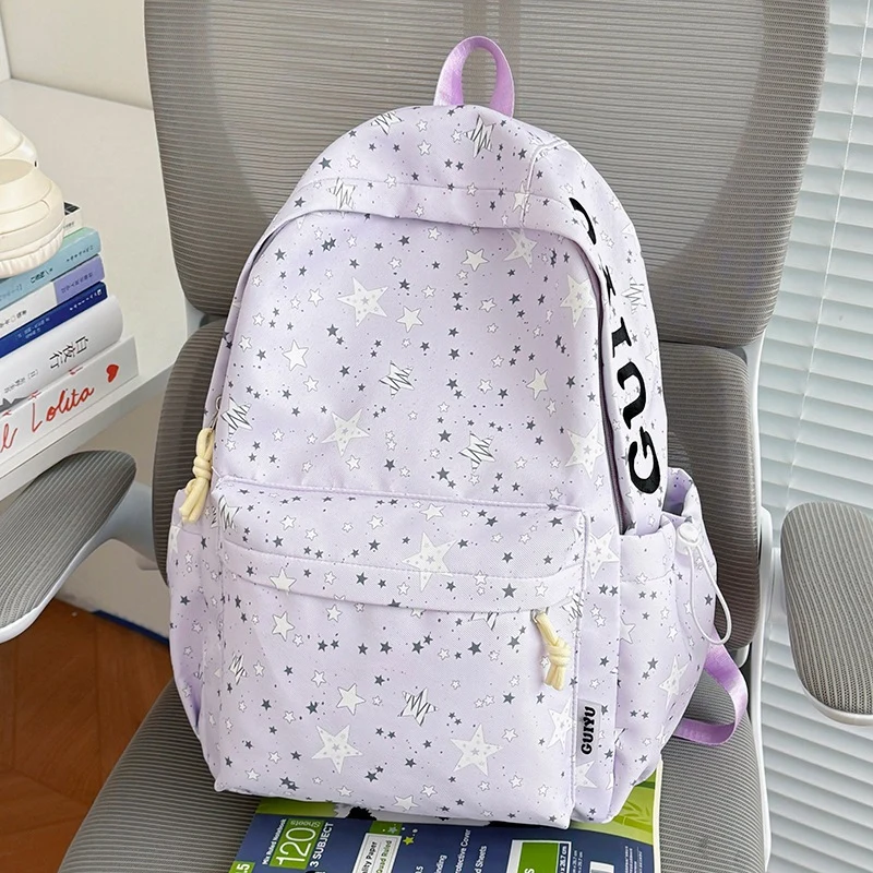 Stylischer Schulrucksack mit Sternenmotiv Karnz