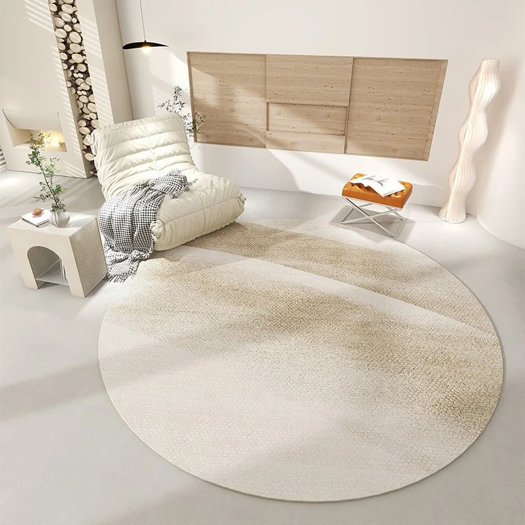 Modern geometrischer kreisförmiger Teppich für das Zuhause
