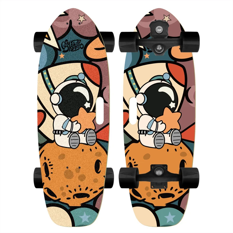 Skateboard mit individuellem Comic-Design Skanto