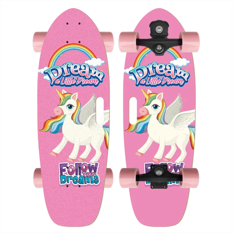 Skateboard mit individuellem Comic-Design Skanto