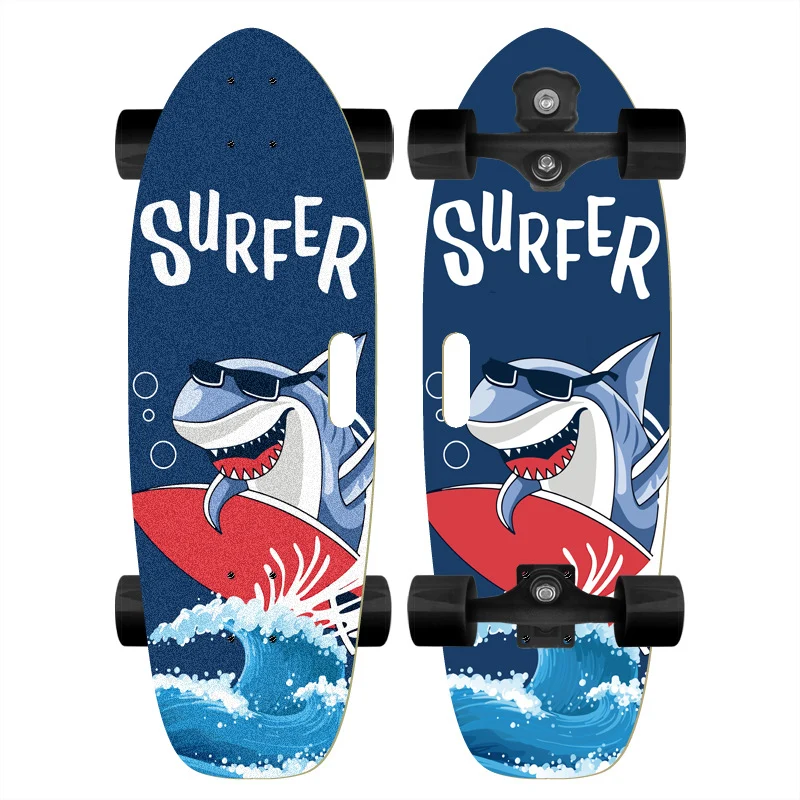 Skateboard mit individuellem Comic-Design Skanto