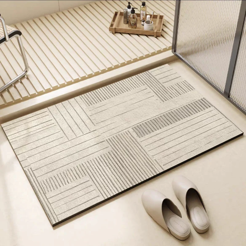 Moderner abstrakter Muster-Badematte für das Badezimmer