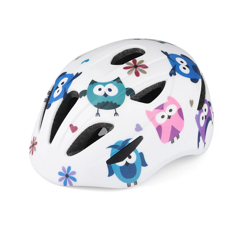 Niedlicher Fahrradhelm für Kinder mit Tiermuster Skanto