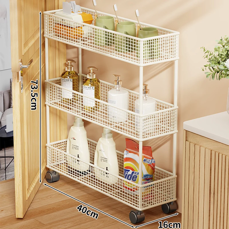 Slim Tür-Three-Tier Drahtgitter Aufbewahrungsorganisator