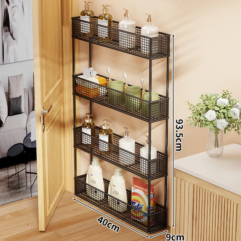 Slim Tür-Three-Tier Drahtgitter Aufbewahrungsorganisator
