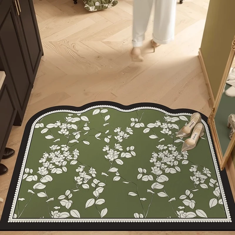 Elegante Botanische Design Komfortmatte