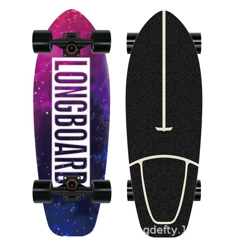 Skateboard Skanto mit künstlerischem Löwen-Design