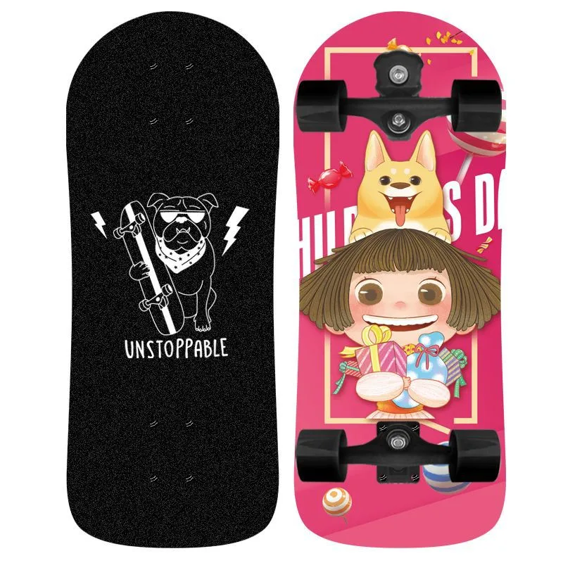 Kinder-Cartoon-Skater Skanto
