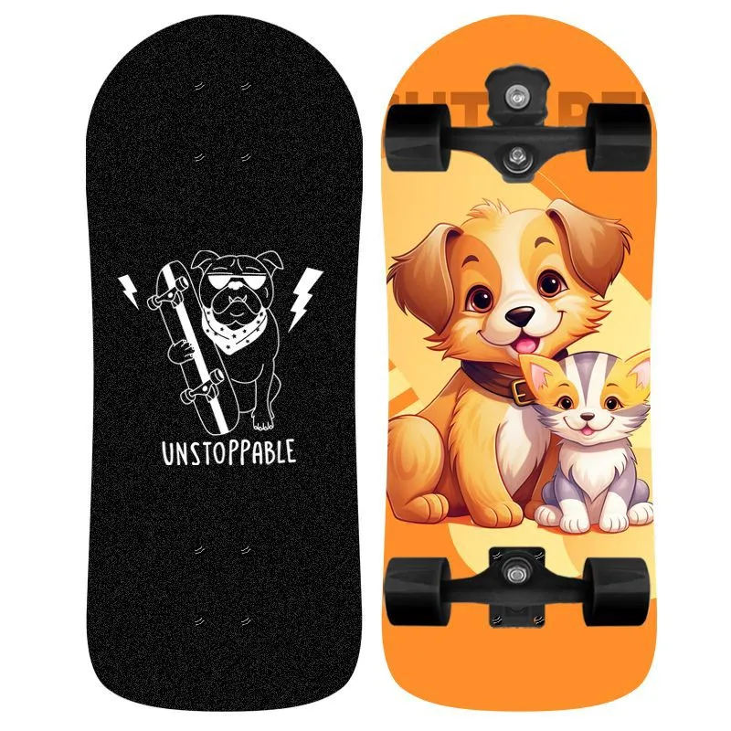 Kinder-Cartoon-Skater Skanto
