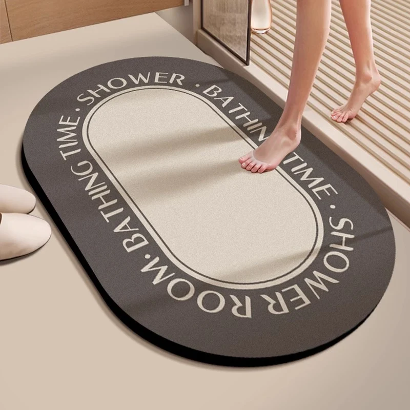 Dekorative floral geprägte Badematte