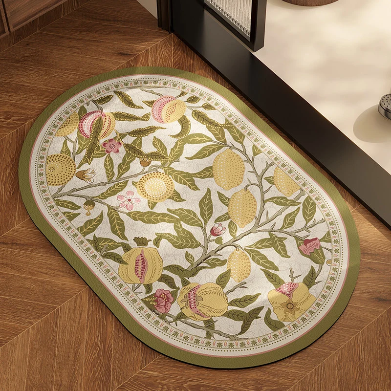 Dekorativer floraler Teppich