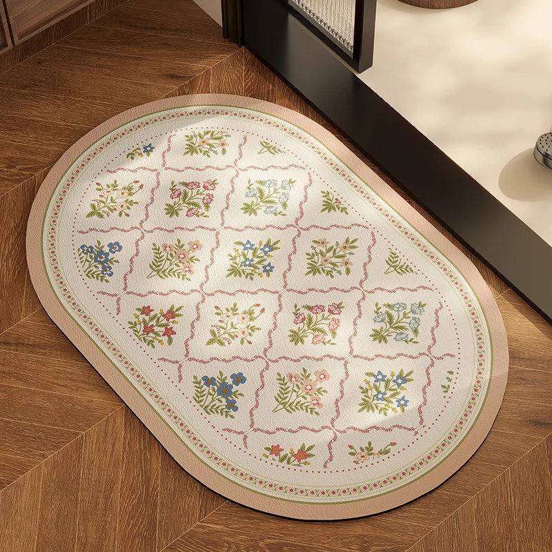 Dekorativer floraler Teppich