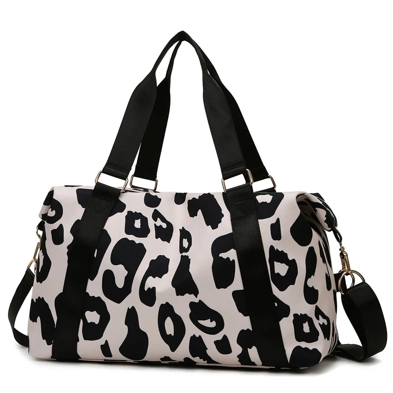 Sportliche Tote Bag mit elegantem Leopardenmuster Skanto