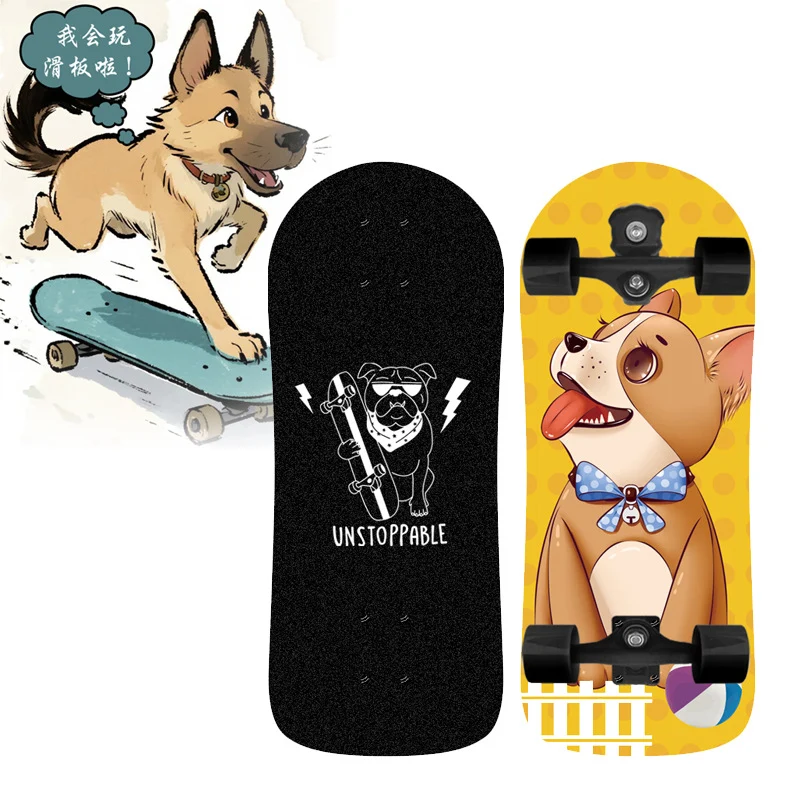 Skateboard Skanto mit Einhorn-Grafik