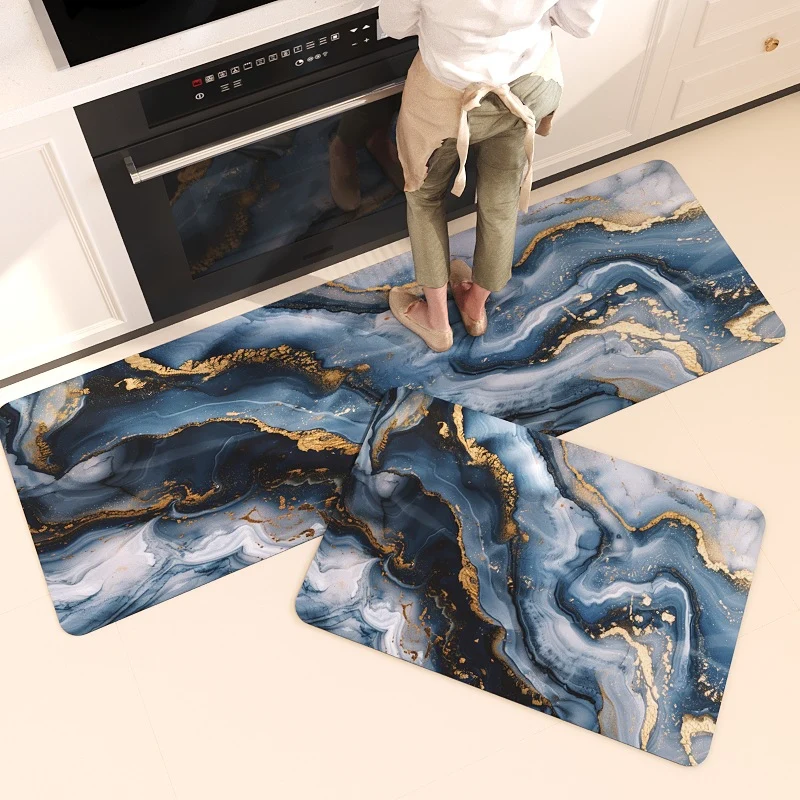 Luxuriöse Marmor Design Küchen Komfortmatte für Zuhause