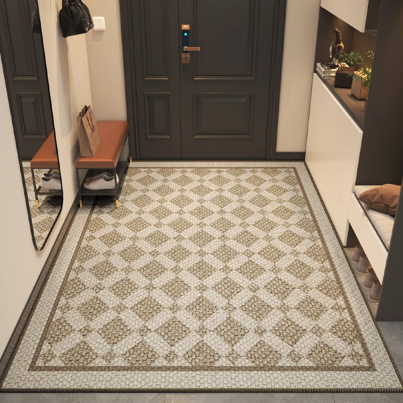 Stylischer geometrischer Muster-Teppich für die Wohnkultur