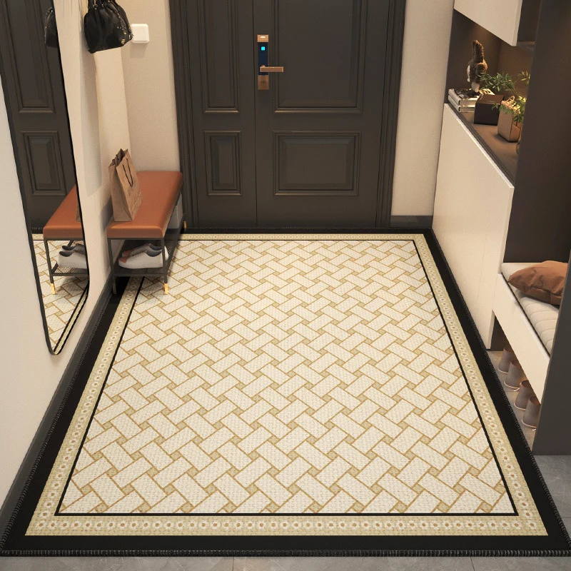 Stylischer geometrischer Muster-Teppich für die Wohnkultur