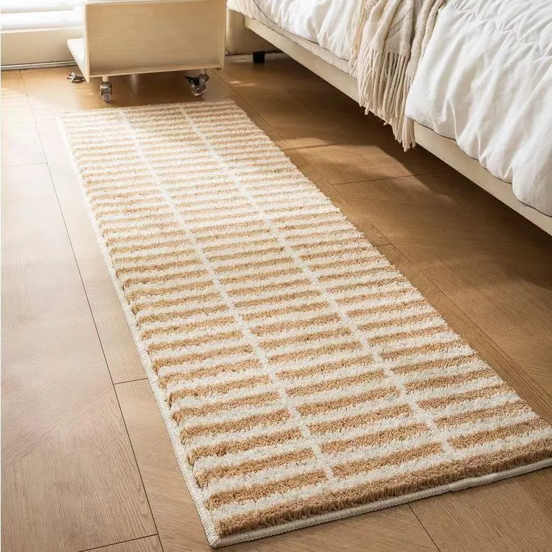 Weicher Plüsch-Schachbrett-Läufermatte