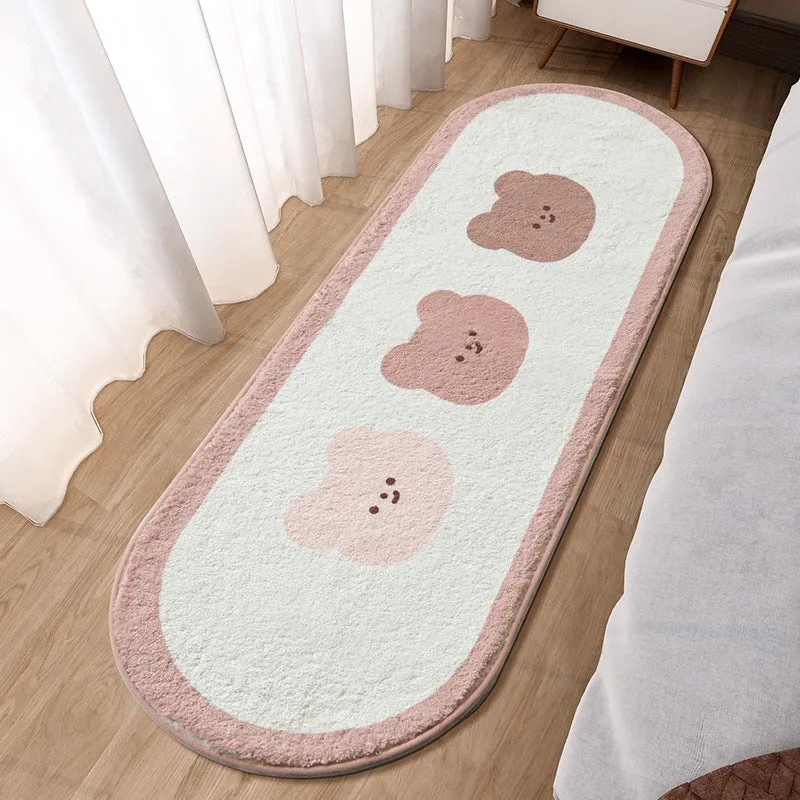 Weiches Plüschkaninchen-Themenbereichsteppich