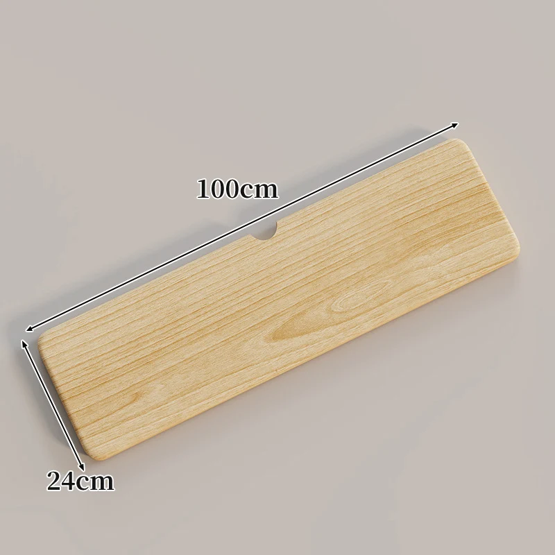 Ergonomische Massivholz-Tastatur-Handballenablage mit Kabelschlitz