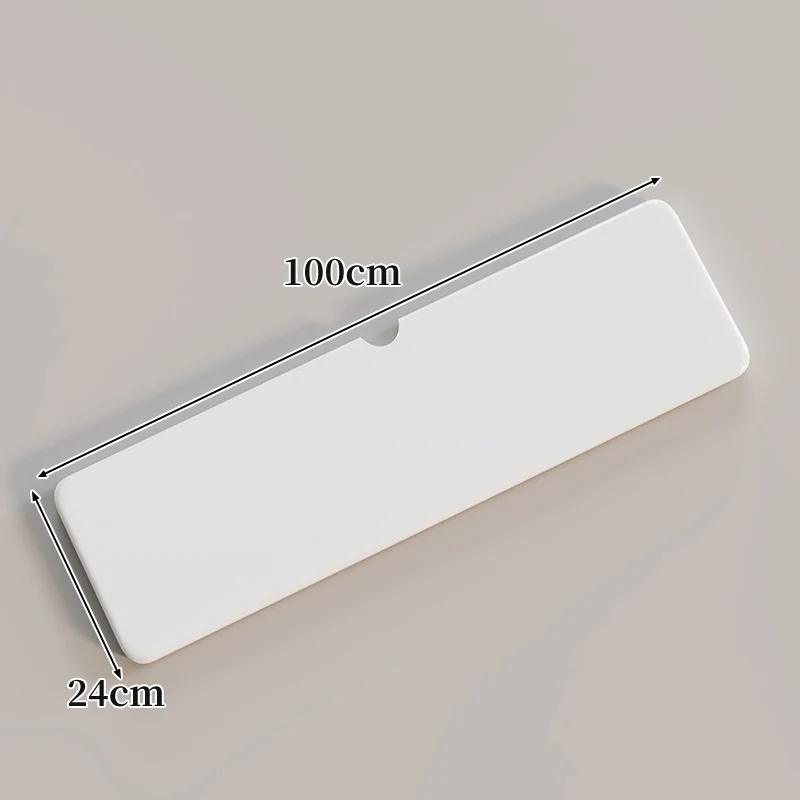 Ergonomische Massivholz-Tastatur-Handballenablage mit Kabelschlitz