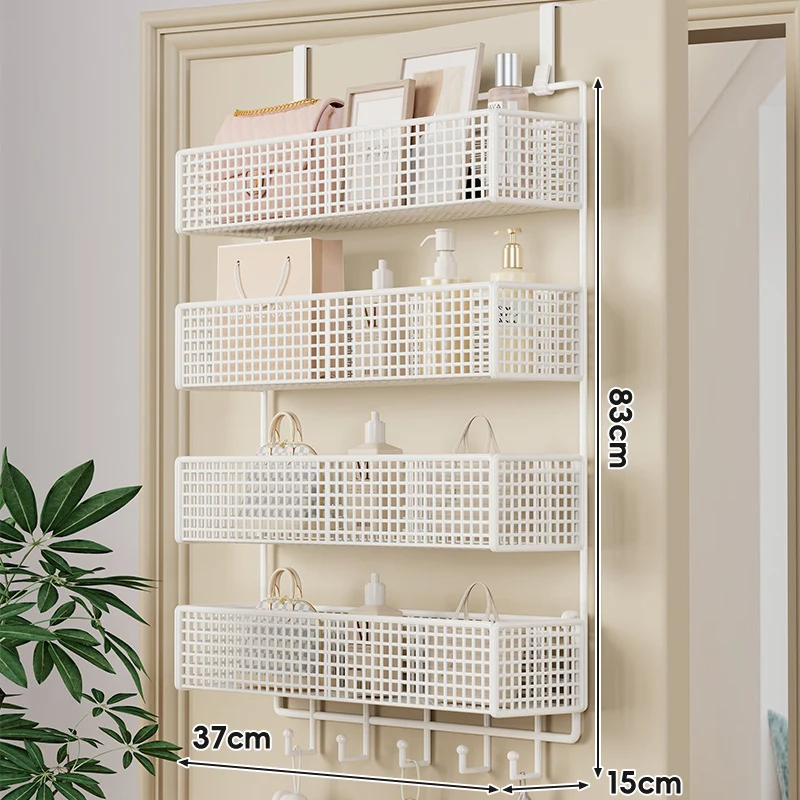 Über-Tür hängender doppelter belüfteter Mesh-Speicherkorb-Organizer mit Haken
