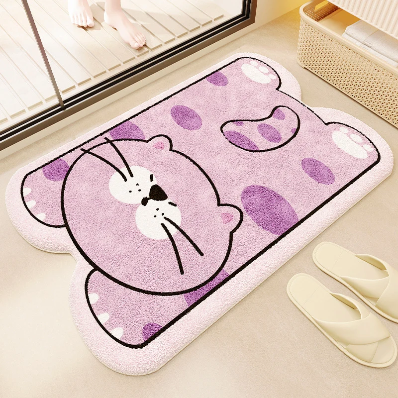 Panda-Themen Plüsch-Badematte für das Badezimmer