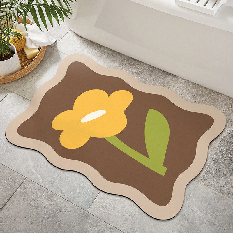 Florale dekorative Bereichsmatte