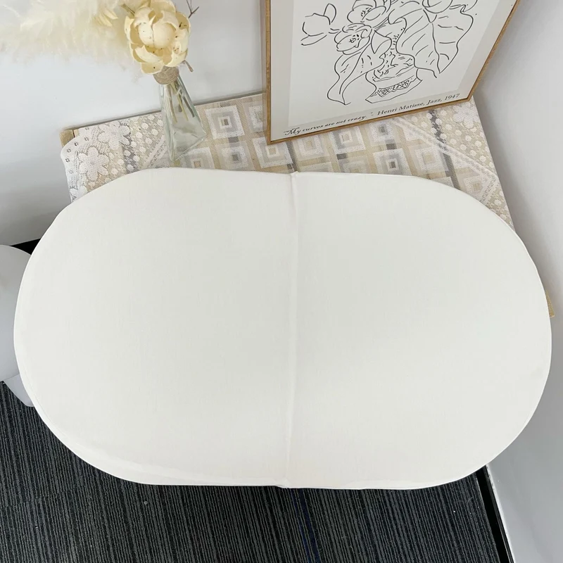 Bio-Baumwolle Fitted Wickelauflagenbezug mit elastischem Rock