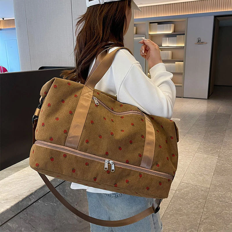 Multifunktionale Sport- und Reisetasche mit Blumenmuster Skanto