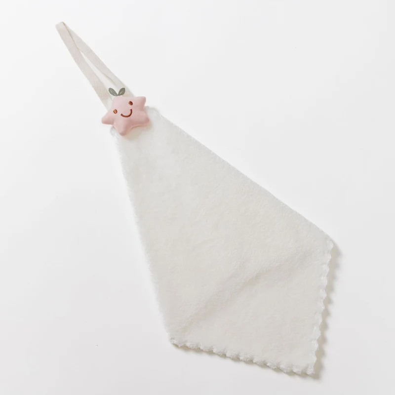 Plüsch-Maus-Hauben-Babybadetuch mit Aufhängeschlaufe