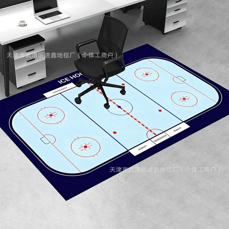 Eishockey-Themen-Teppich für die Wohnkultur