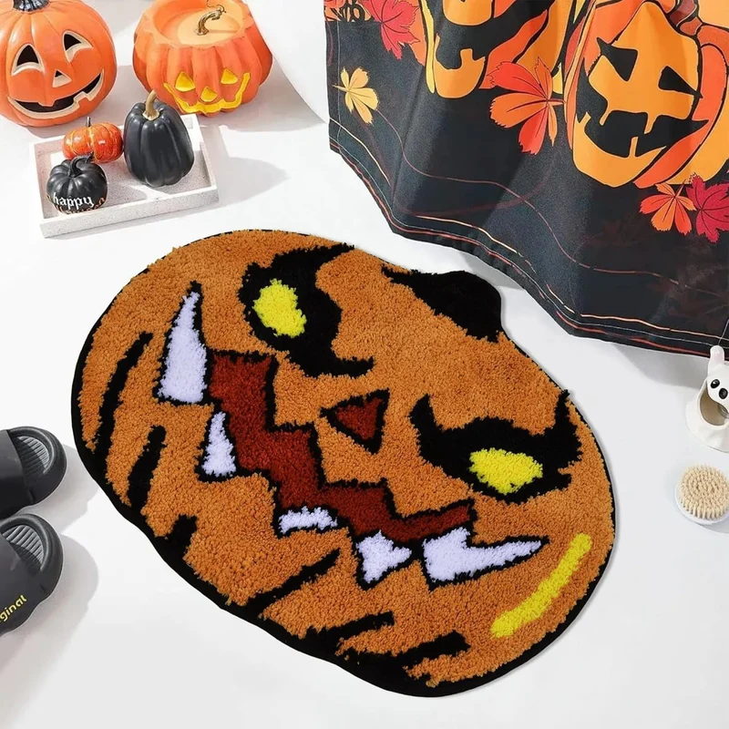 Halloween-Themen Dekorative Spinnennetzmatte für Zuhause
