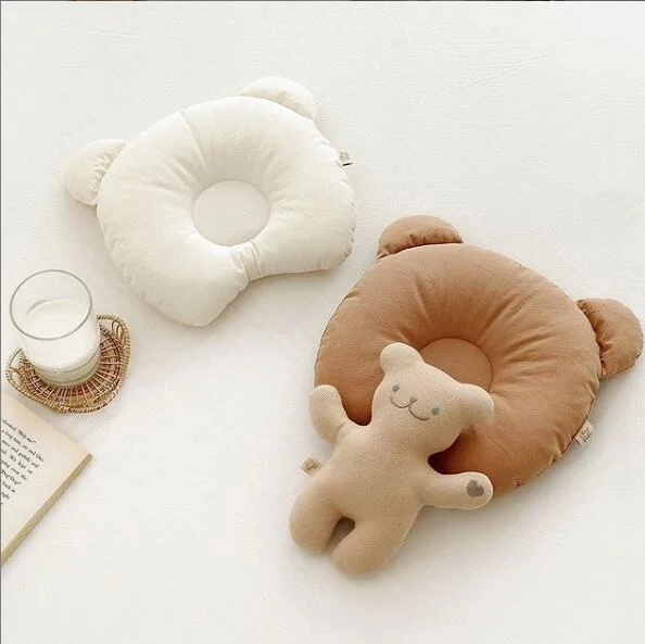 Infant Ergonomisches Kopfstützkissen mit Bärenohren