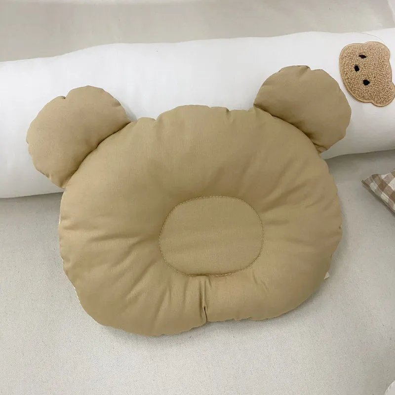 Infant Ergonomisches Kopfstützkissen mit Bärenohren