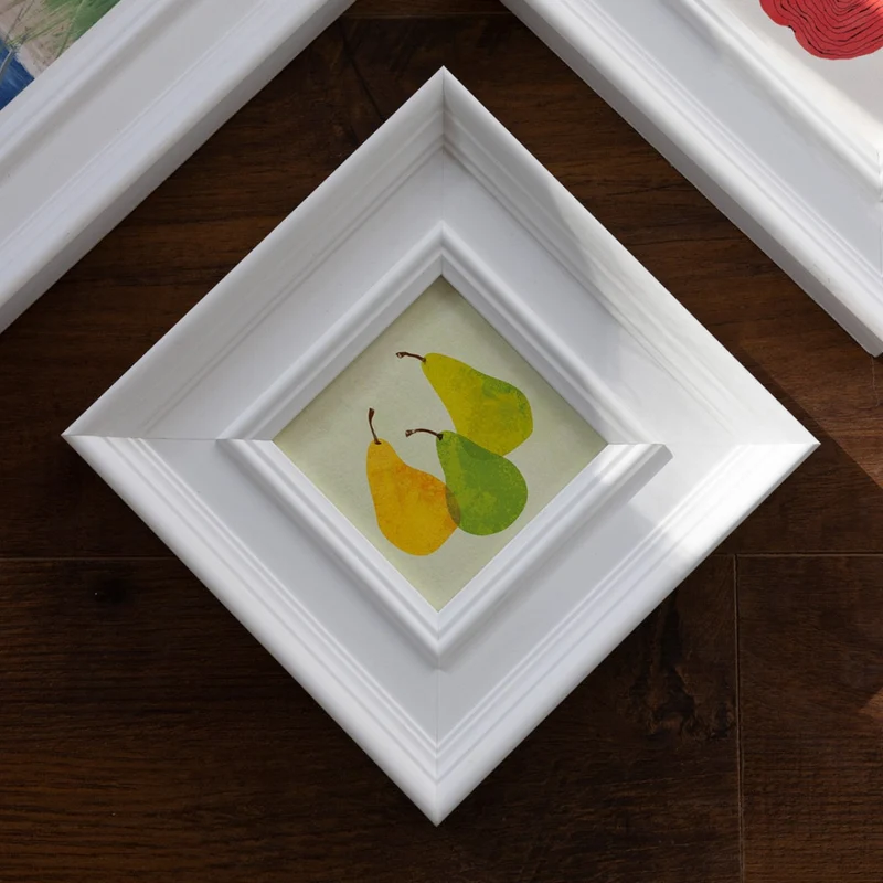 Premium gerahmtes Vintage Landschaftsbild