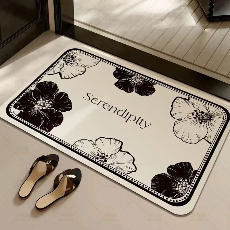 Dekorative Floral Welcome Mat