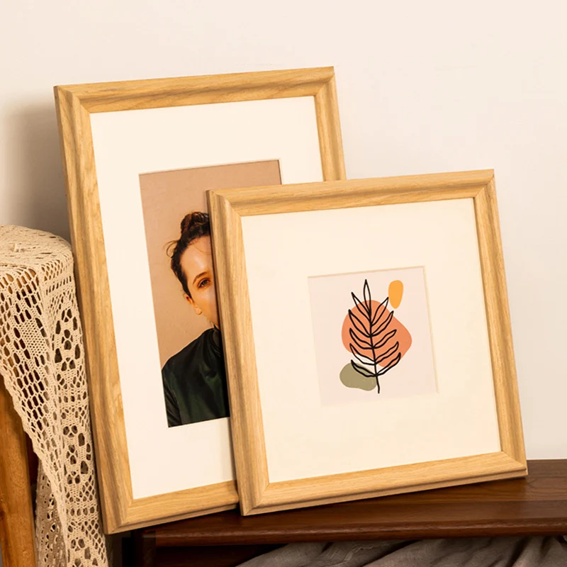 Holz Artwork Display Rahmen für Wohnkultur