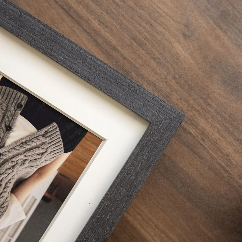 Minimalistischer Holzfoto-Rahmen
