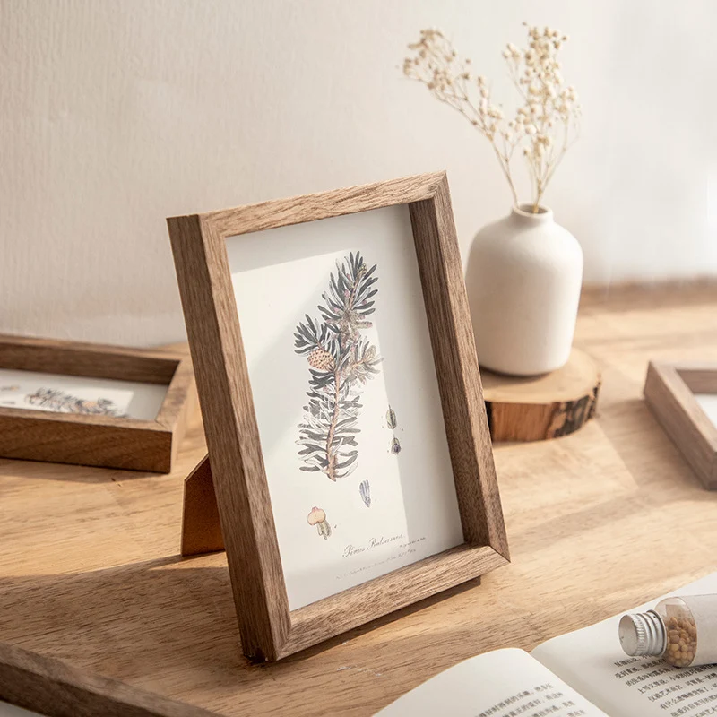 Dekorativer Holzrahmen für die Home-Display