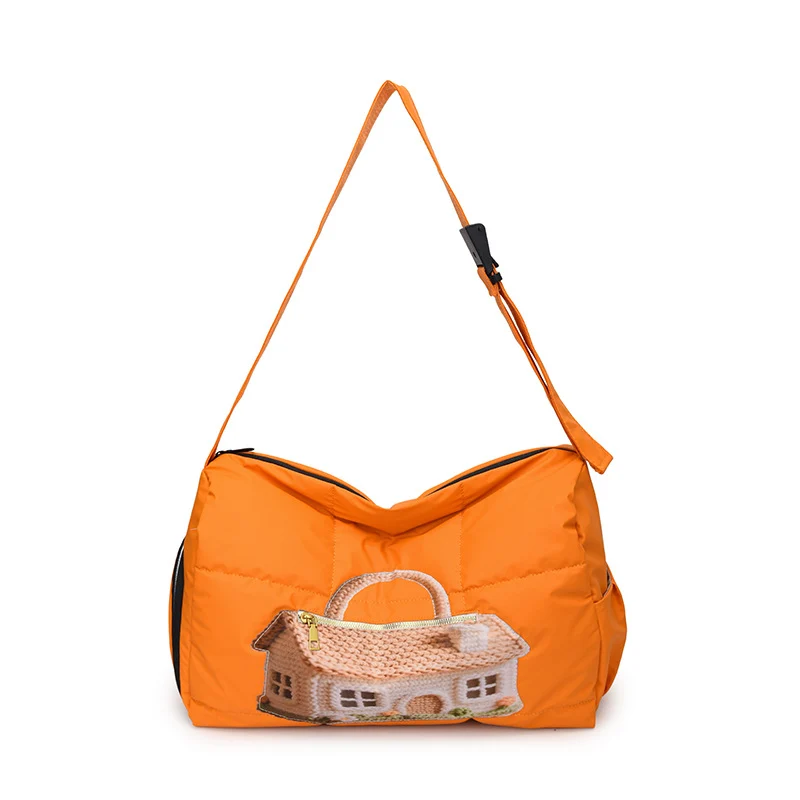Moderne Umhängetasche mit einzigartigem Design und praktischen Taschen Skanto