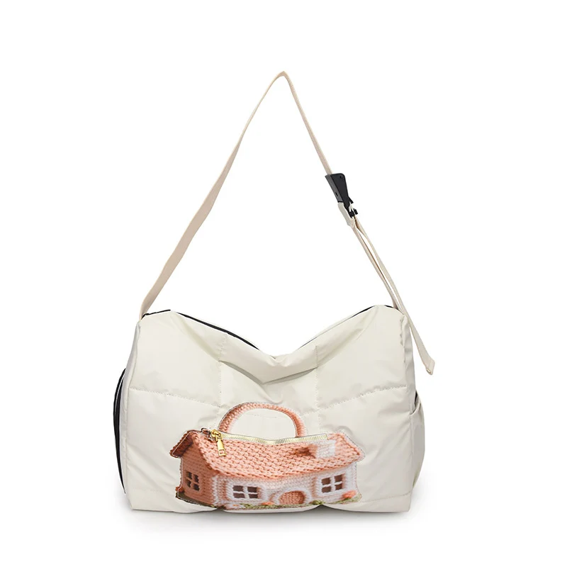 Moderne Umhängetasche mit einzigartigem Design und praktischen Taschen Skanto
