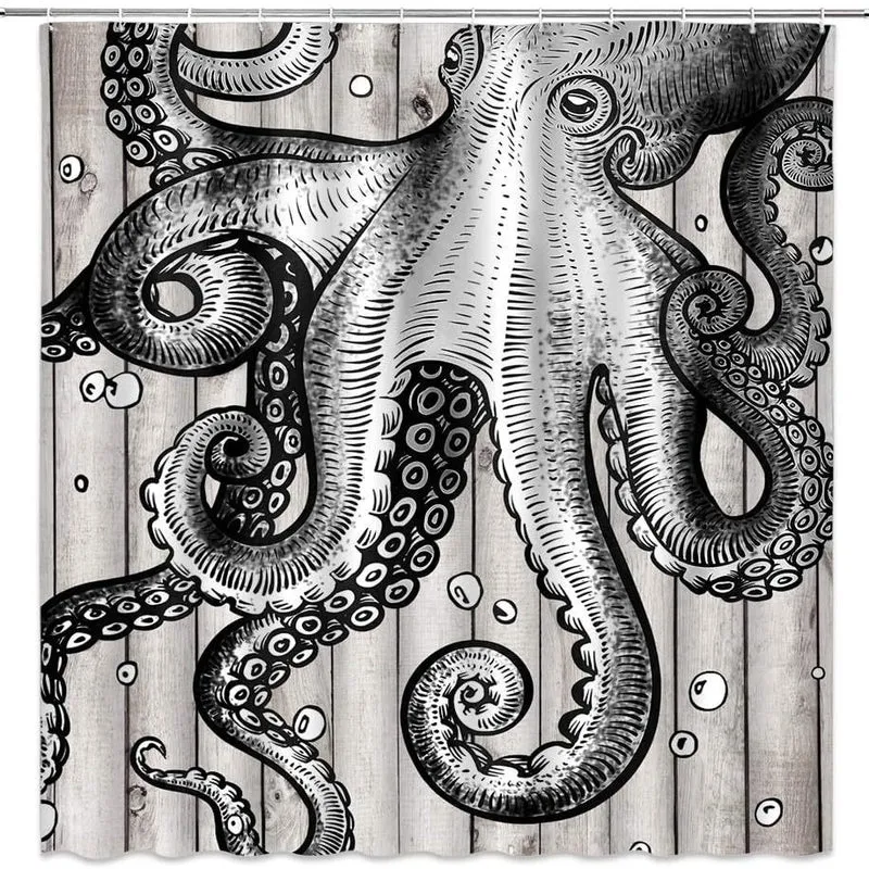 Duschvorhang Skanto mit Ozean-Kunstmotiv