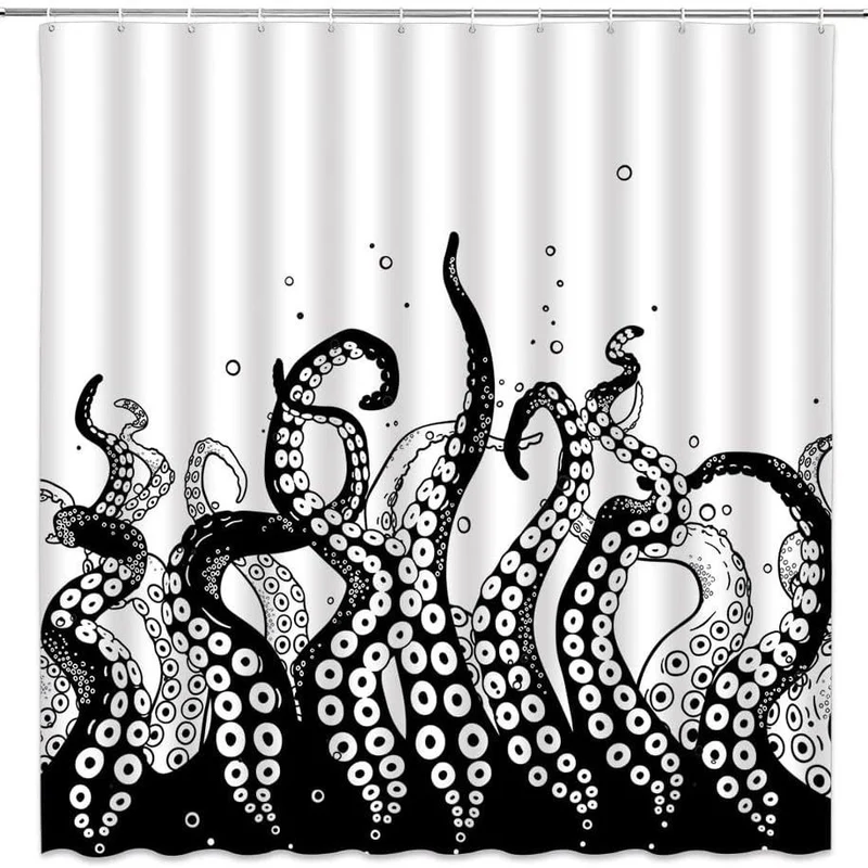Duschvorhang Skanto mit Ozean-Kunstmotiv