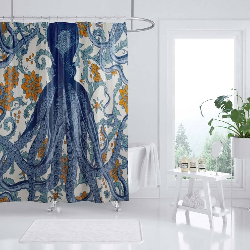 Duschvorhang Skanto mit Ozean-Kunstmotiv